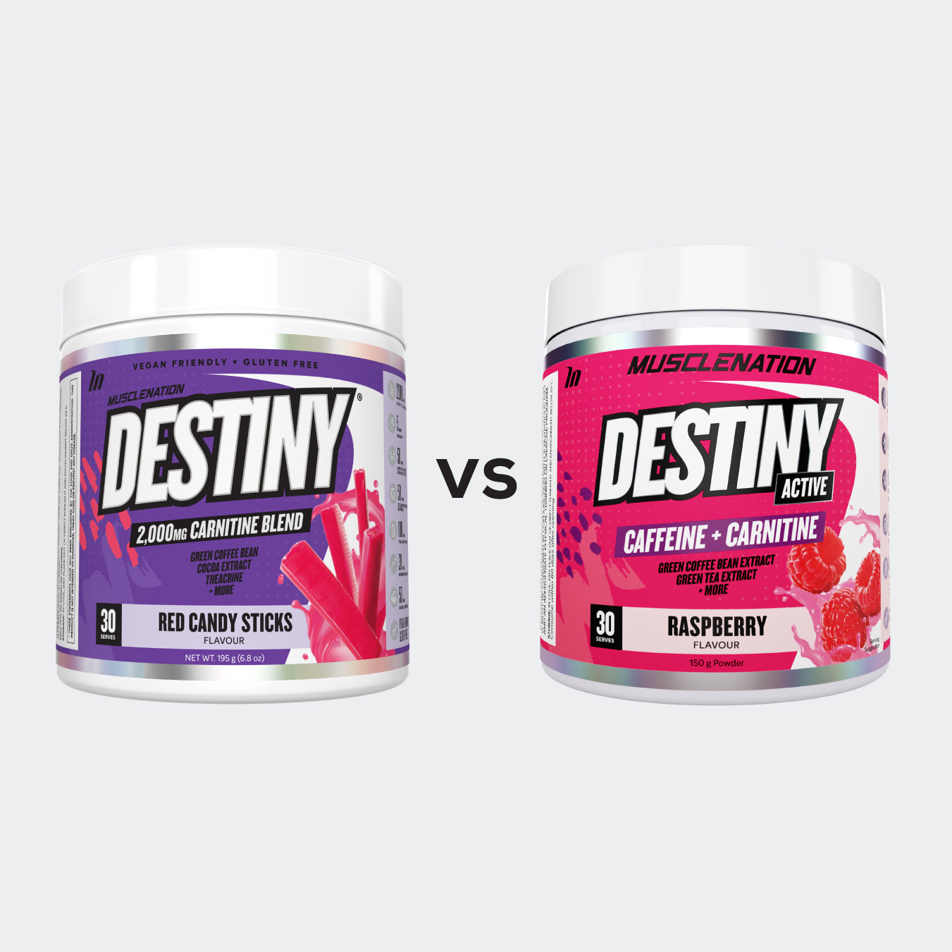 Destiny Active vs. Destiny (OG) Muscle Nation Destiny Active vs. Destiny (OG) Muscle Nation