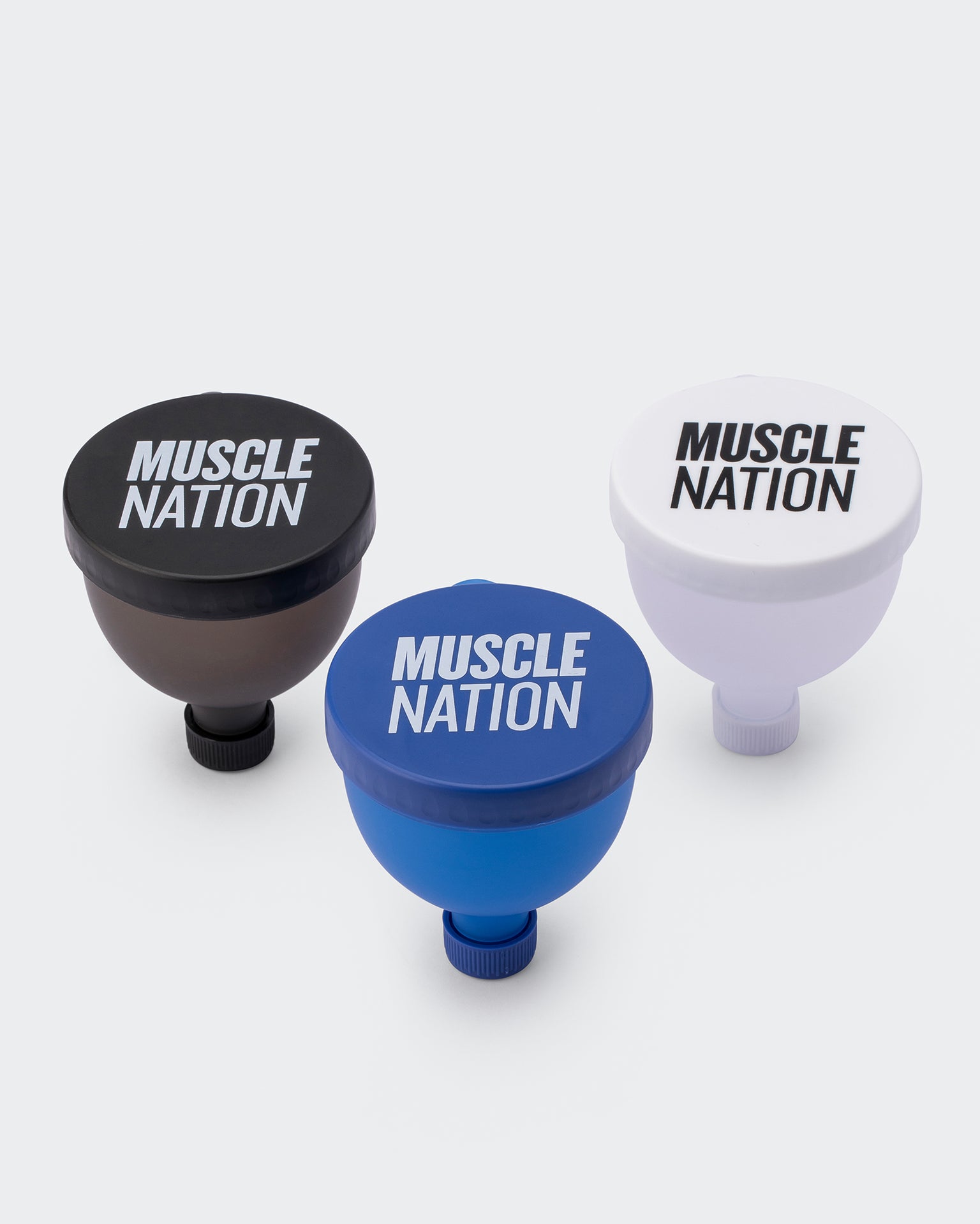 Fill And Go Funnel (x3 Pack) - White / Black / Bondi Blue