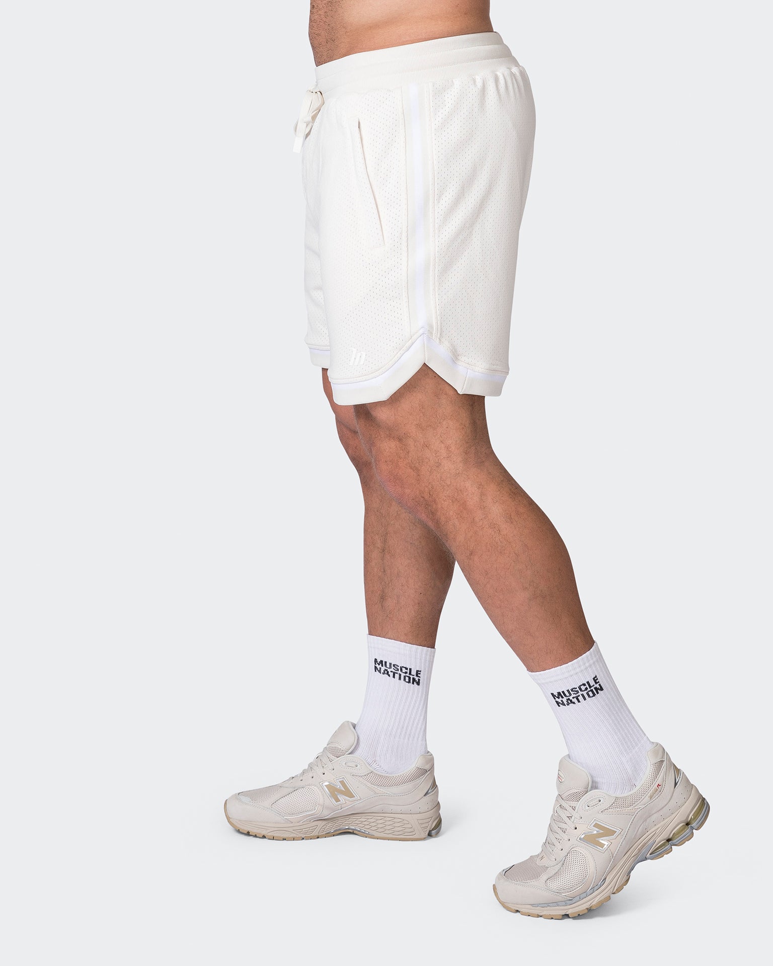 Mens 5'' Basketball Shorts - Travertine