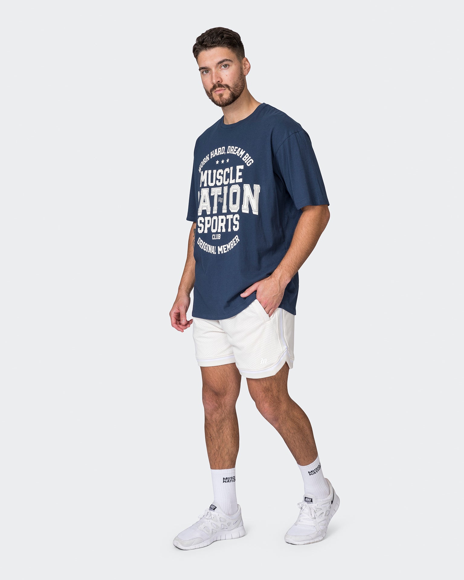 Mens 5'' Basketball Shorts - Travertine