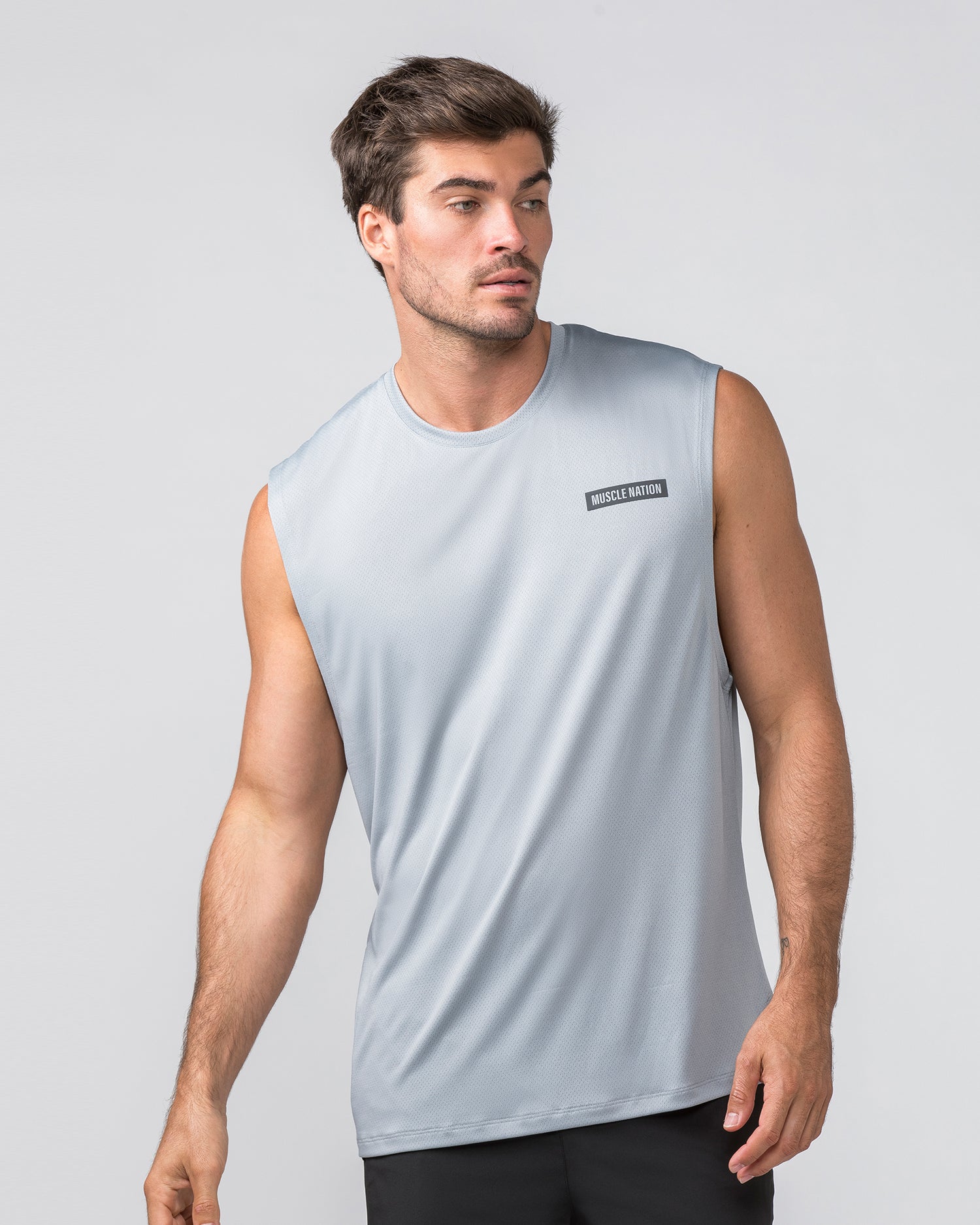 Relaxed Active Tank - Light Jet Grey