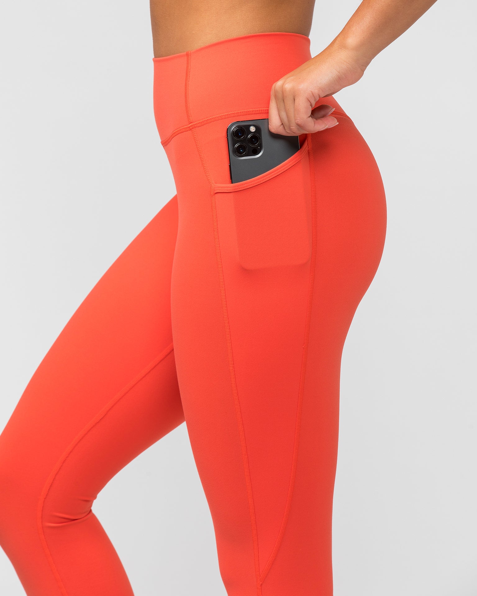 Signature Pocket Ankle Length Leggings - Ember
