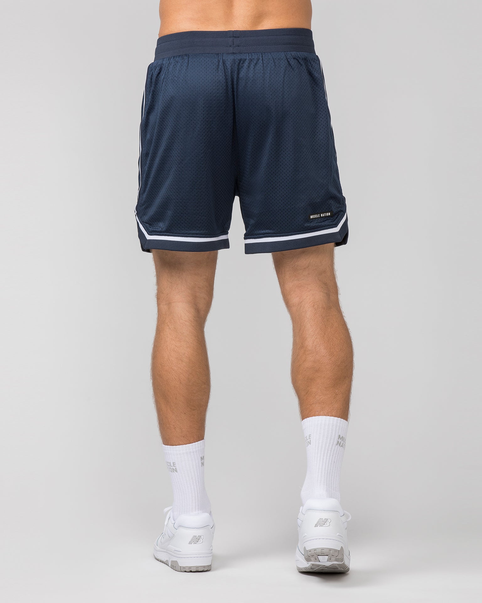 Mens 5" Basketball Shorts - Navy