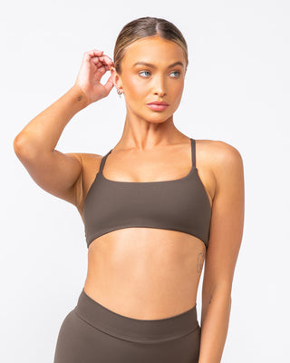 Socialite Bralette - Deep Brown-Bralettes-XXS-082416DEPBRN-XXS-MNAPPRL31995-2-Muscle Nation
