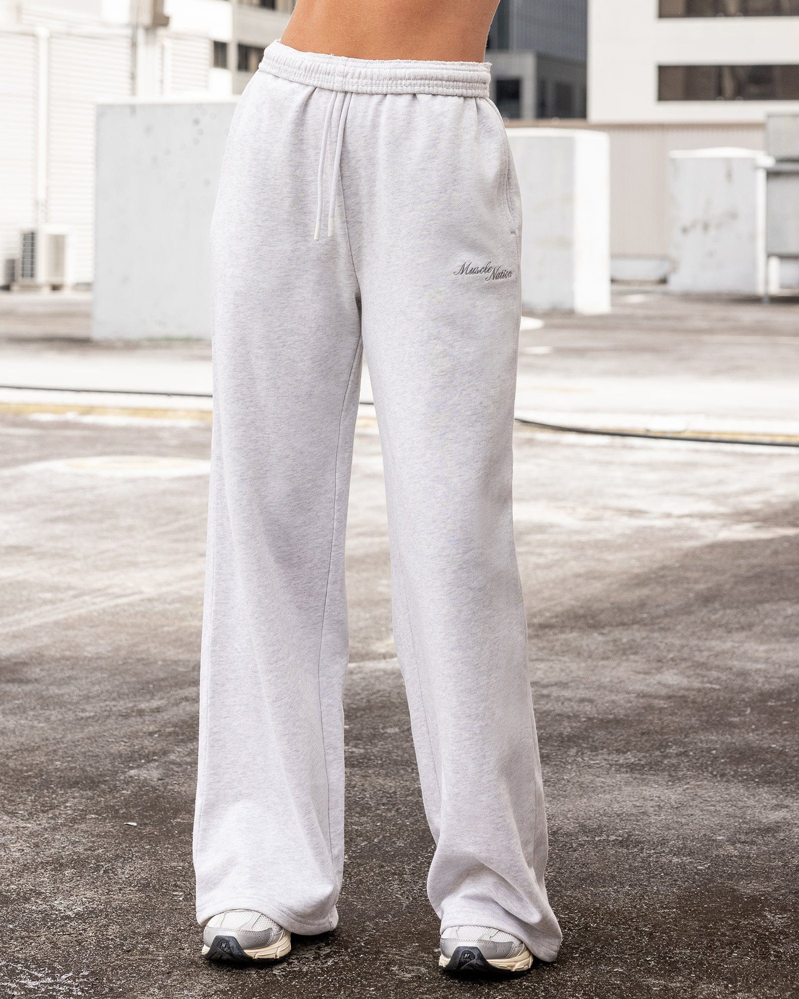 Loopback Straight Leg Trackies