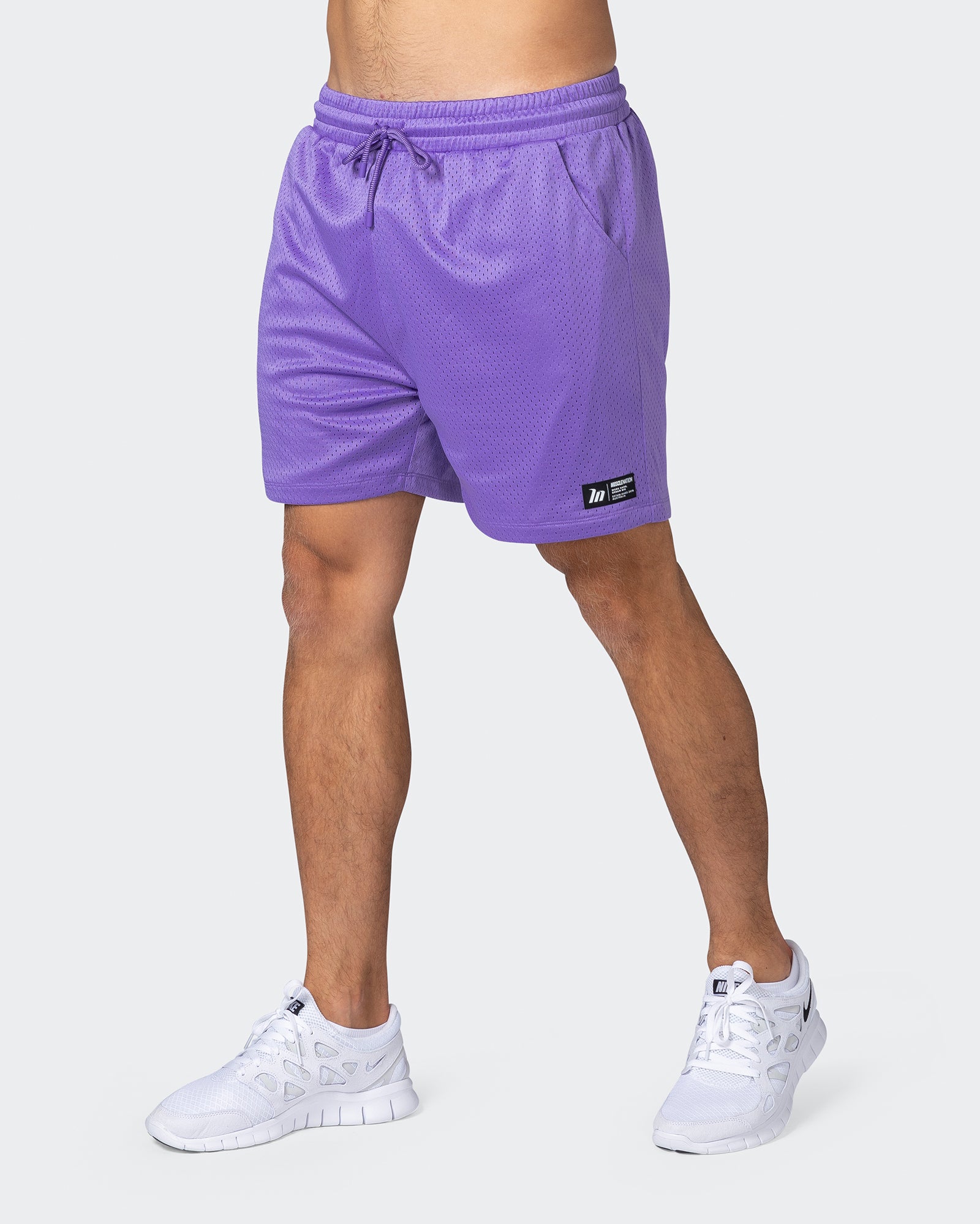 Umbro Tri-Checkered Purple Shorts
