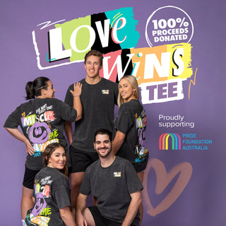 Love Wins: Muscle Nation's Charity Tee Supporting Pride Foundation Australia
