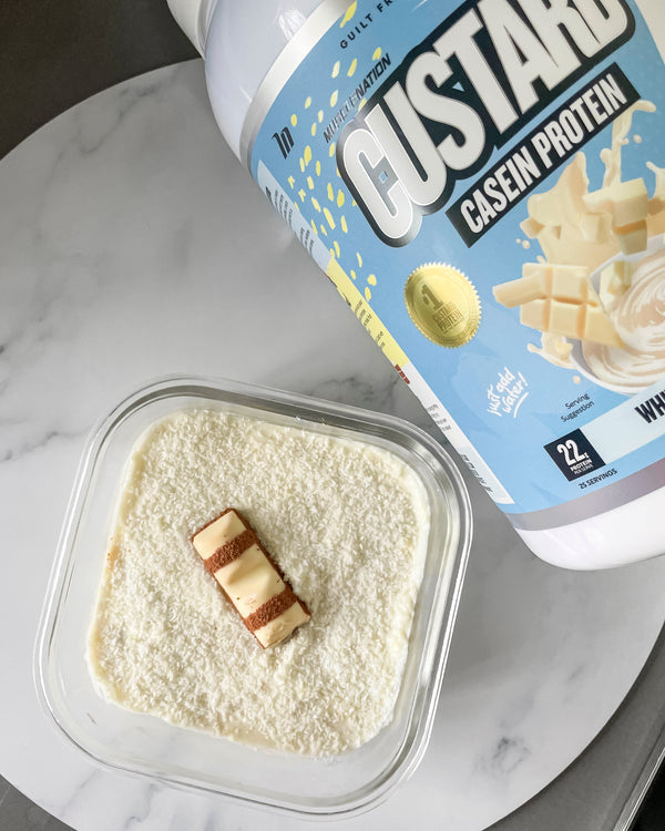 White Chocolate & Coconut Overnight Oats-Muscle Nation