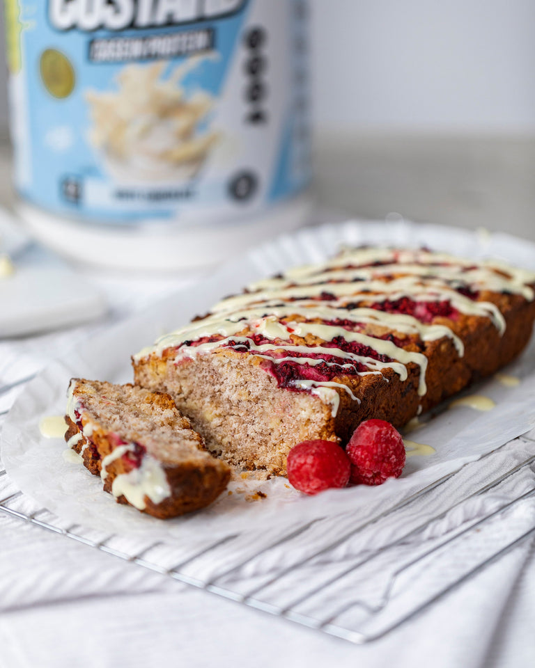 Snack Recipes | White Choc Raspberry Oat Slice – Muscle Nation