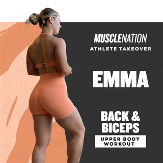 Emma Combs Back & Biceps Workout