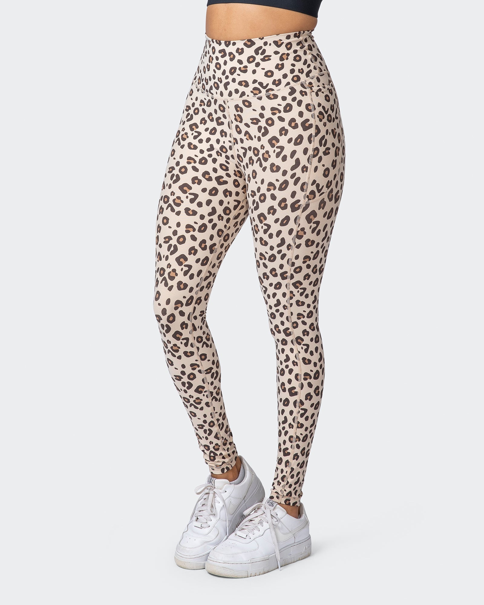 Signature Super High Pocket Full Length Leggings - Cheetah Print