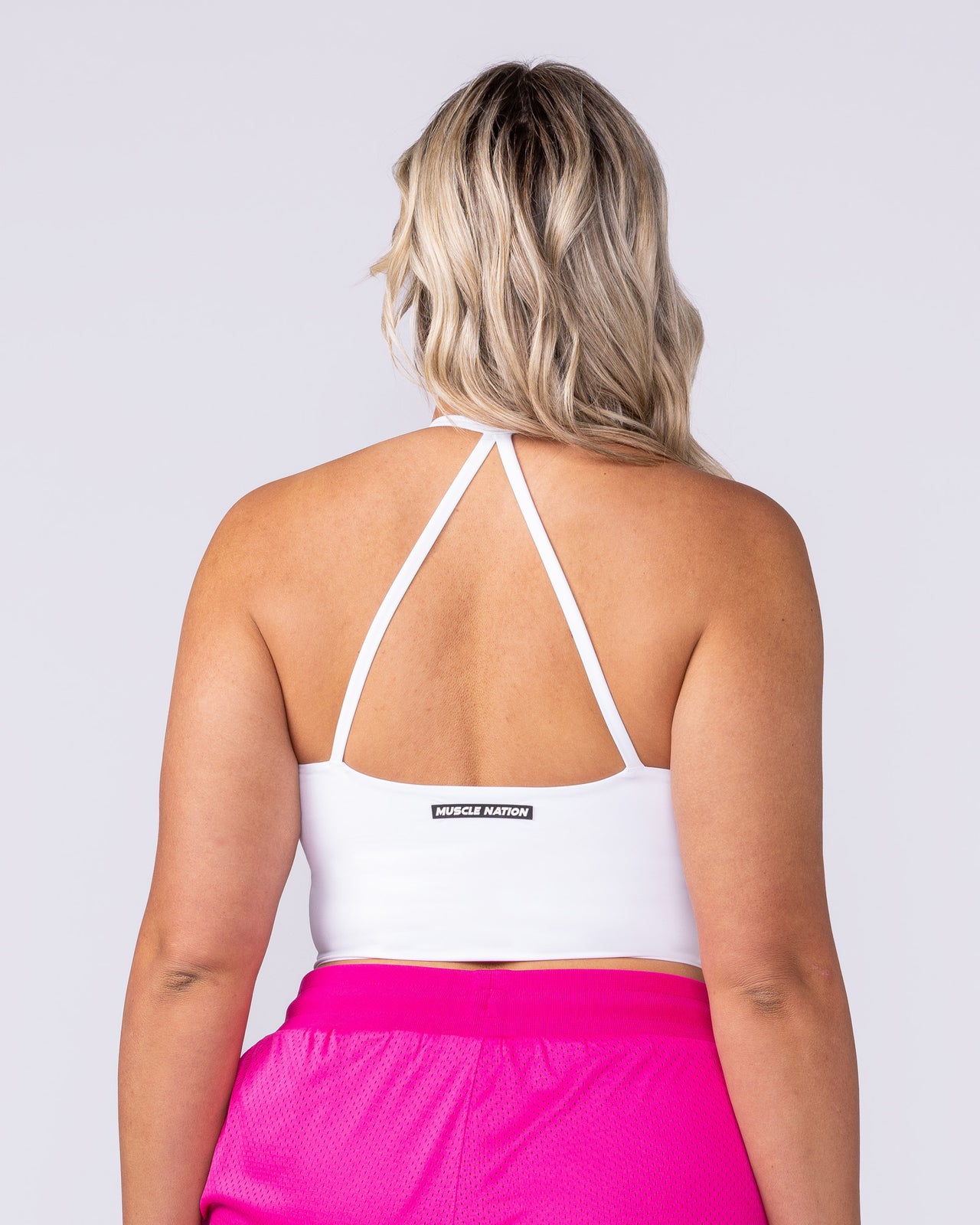 Captivate Bra Tank - White-Singlets & Tanks-XXS-1125109WHT-XXS-MNAPPRL45734-4-Muscle Nation