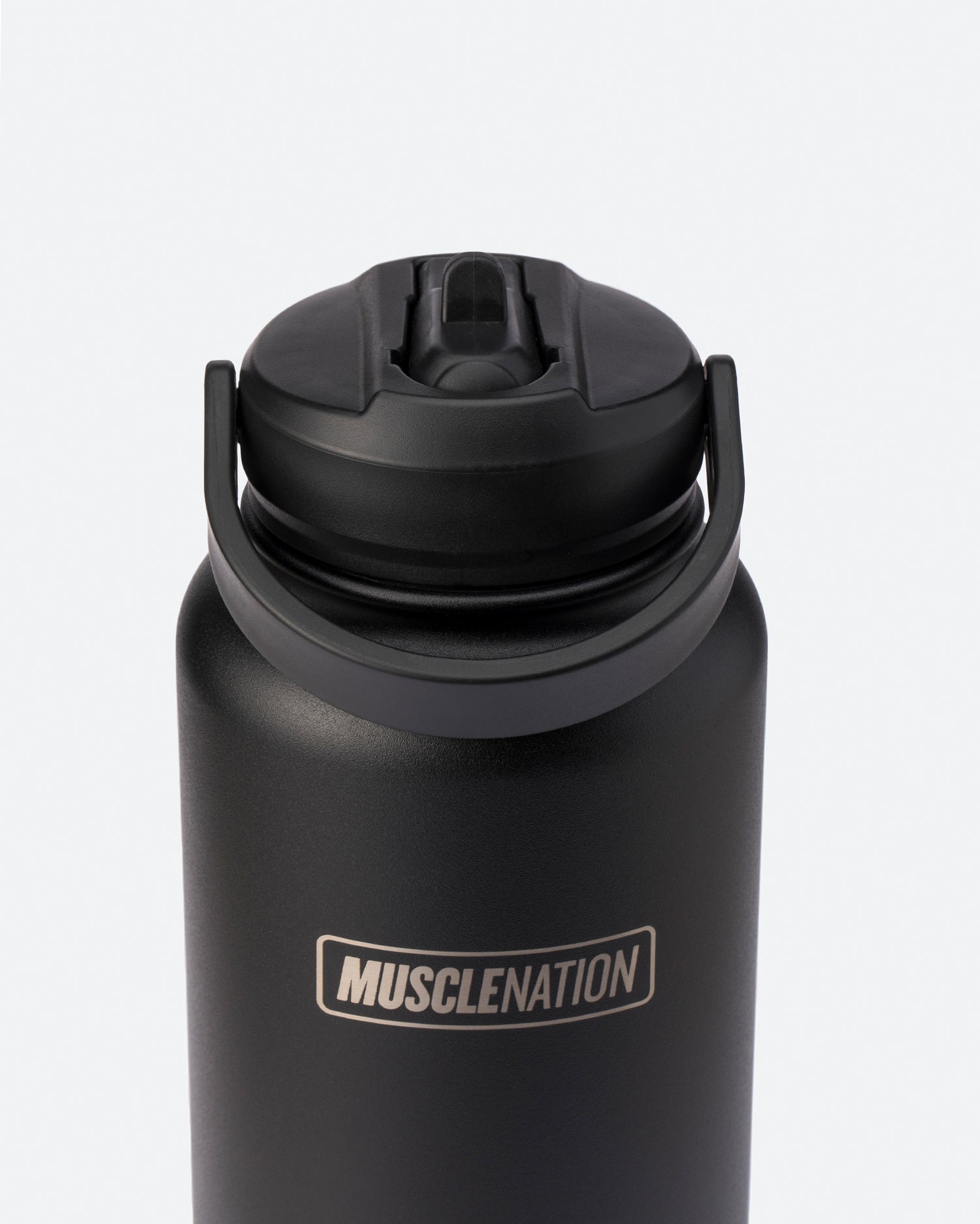 1L Insulated Water Bottle - Black