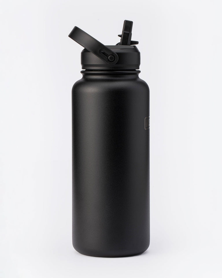 1L Insulated Water Bottle - Black