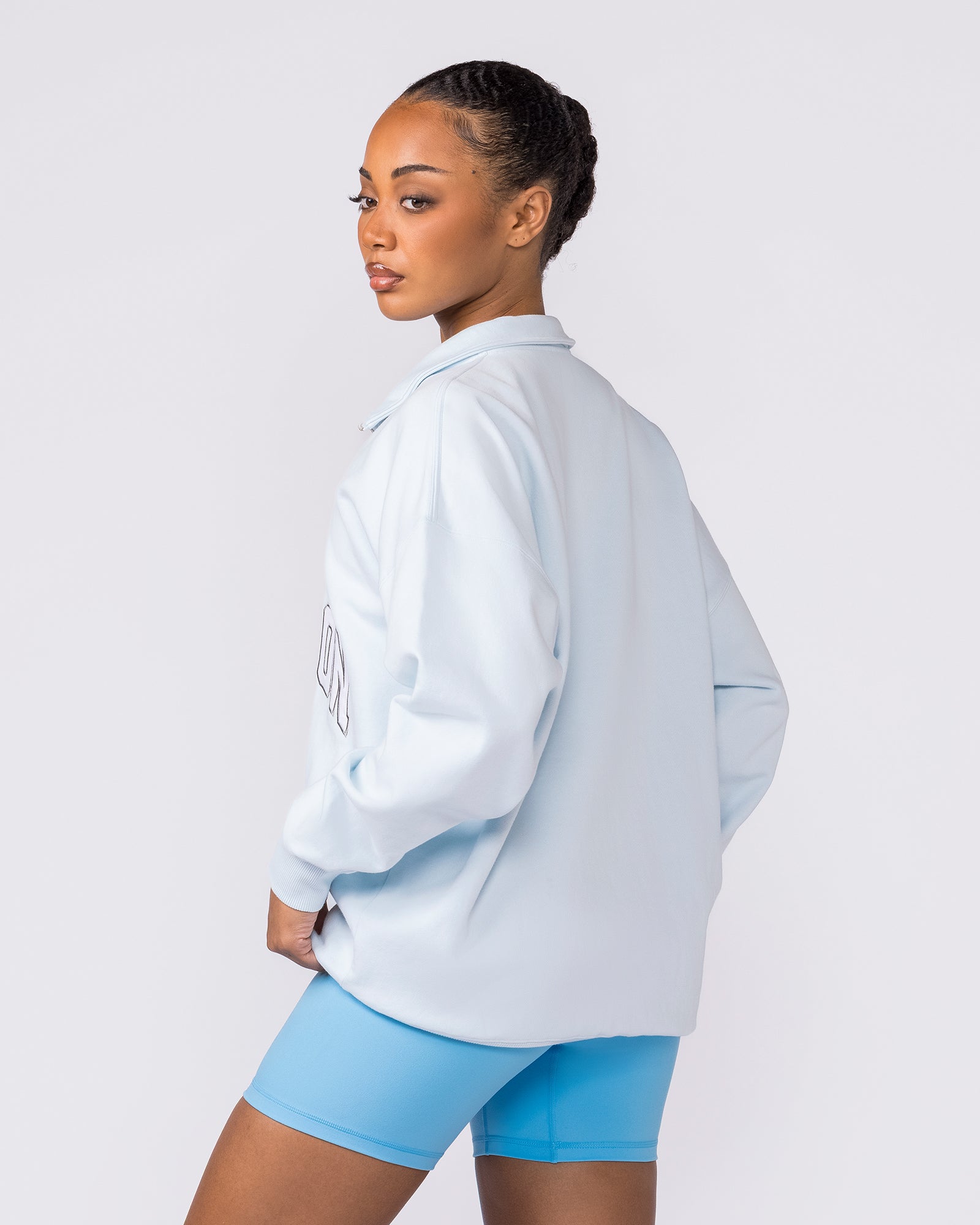 Academy Quarter Zip - Bluebell-Jumpers & Hoodies-XXS-042619BLBL-XXS-MNAPPRL50250-3-Muscle Nation