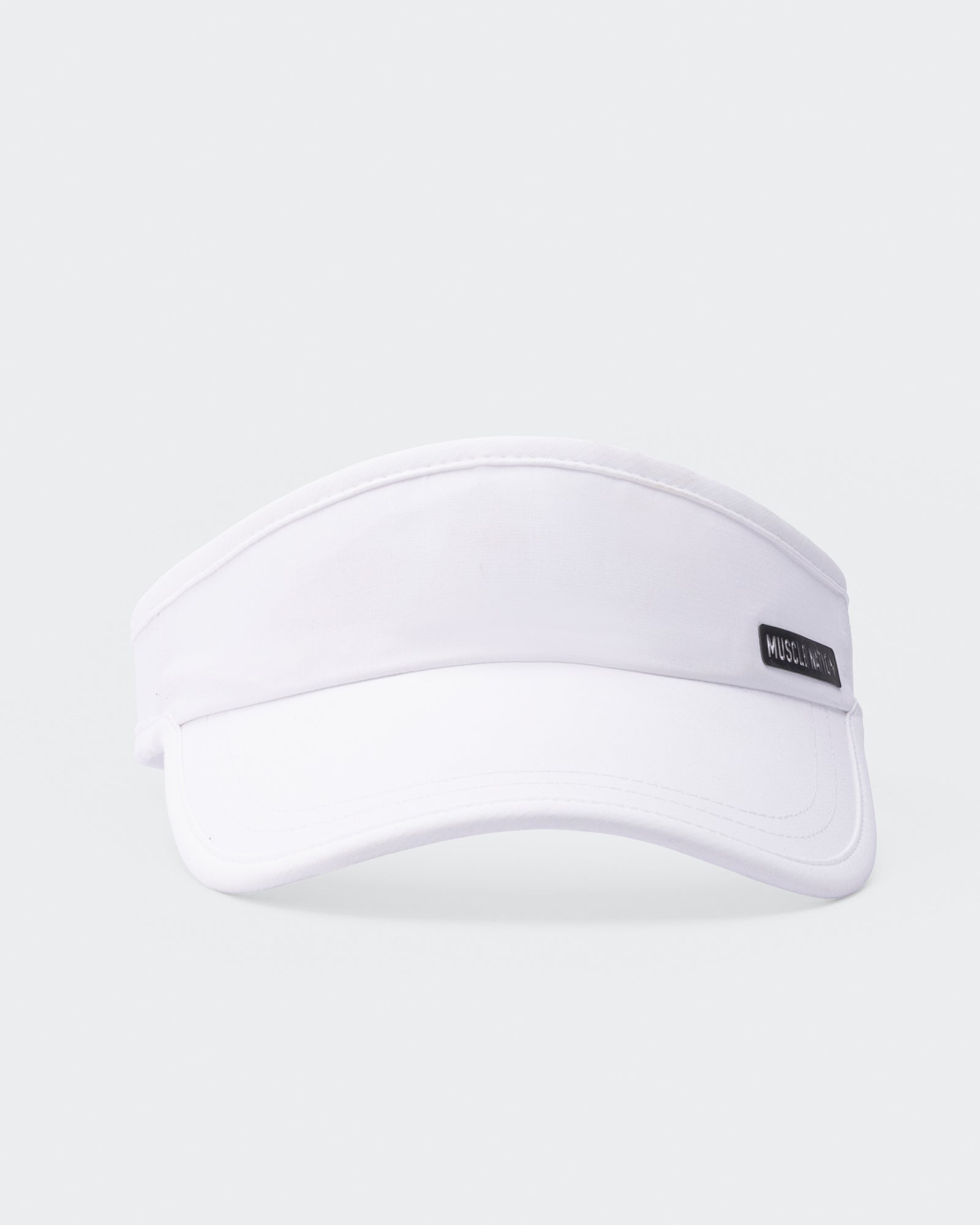 Muscle Nation Active Visor - White-Accessories-White-ACC1124176WHT-ONE-MNAPPRL32756-3-Muscle Nation