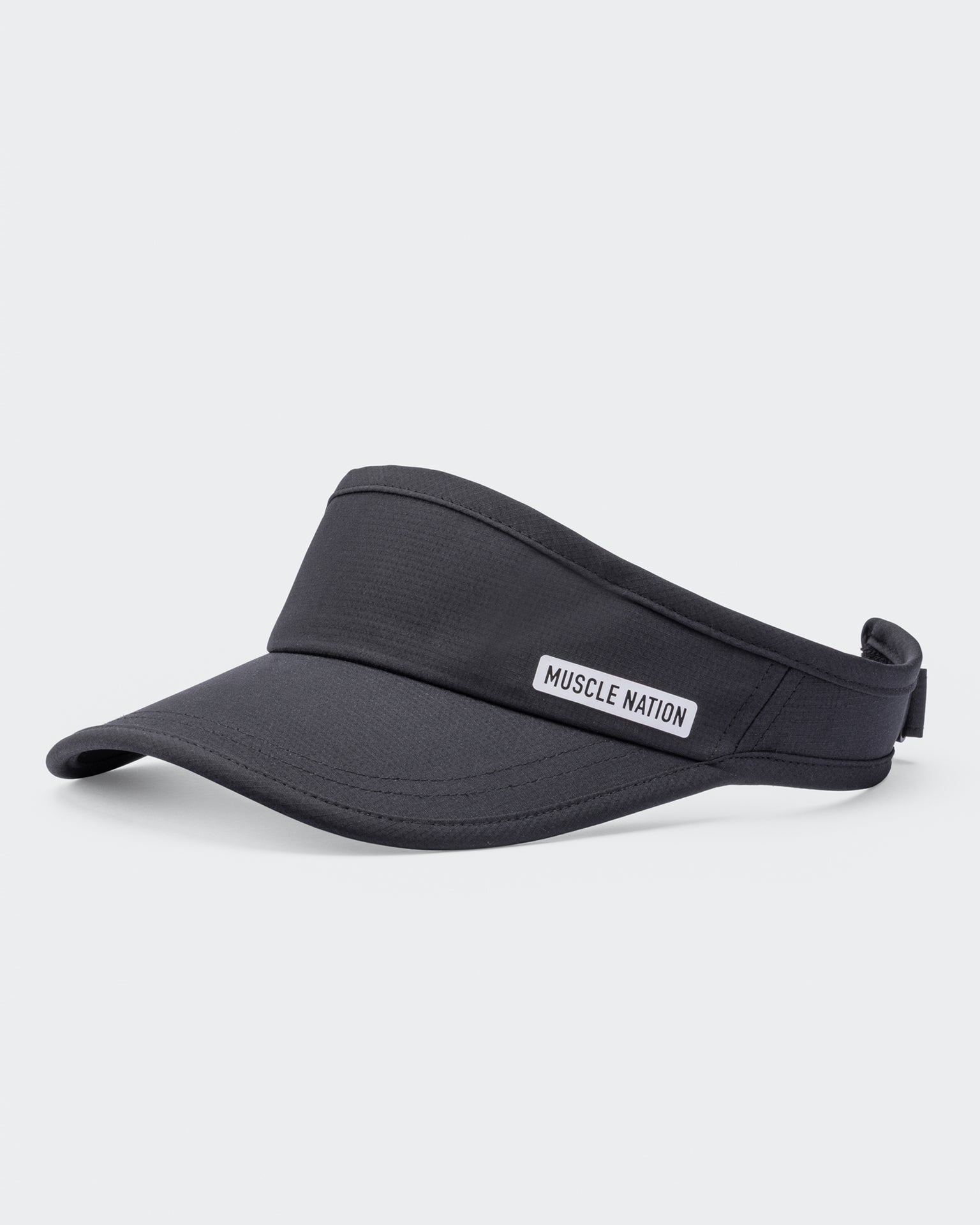 Muscle Nation Active Visor - Black-Accessories-Black-ACC1124176BLK-ONE-MNAPPRL32757-1-Muscle Nation
