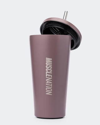 Stainless Steel Cup in Warm Brown – image 2