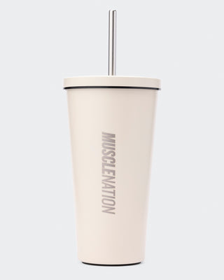 Stainless Steel Cup in Travertine
