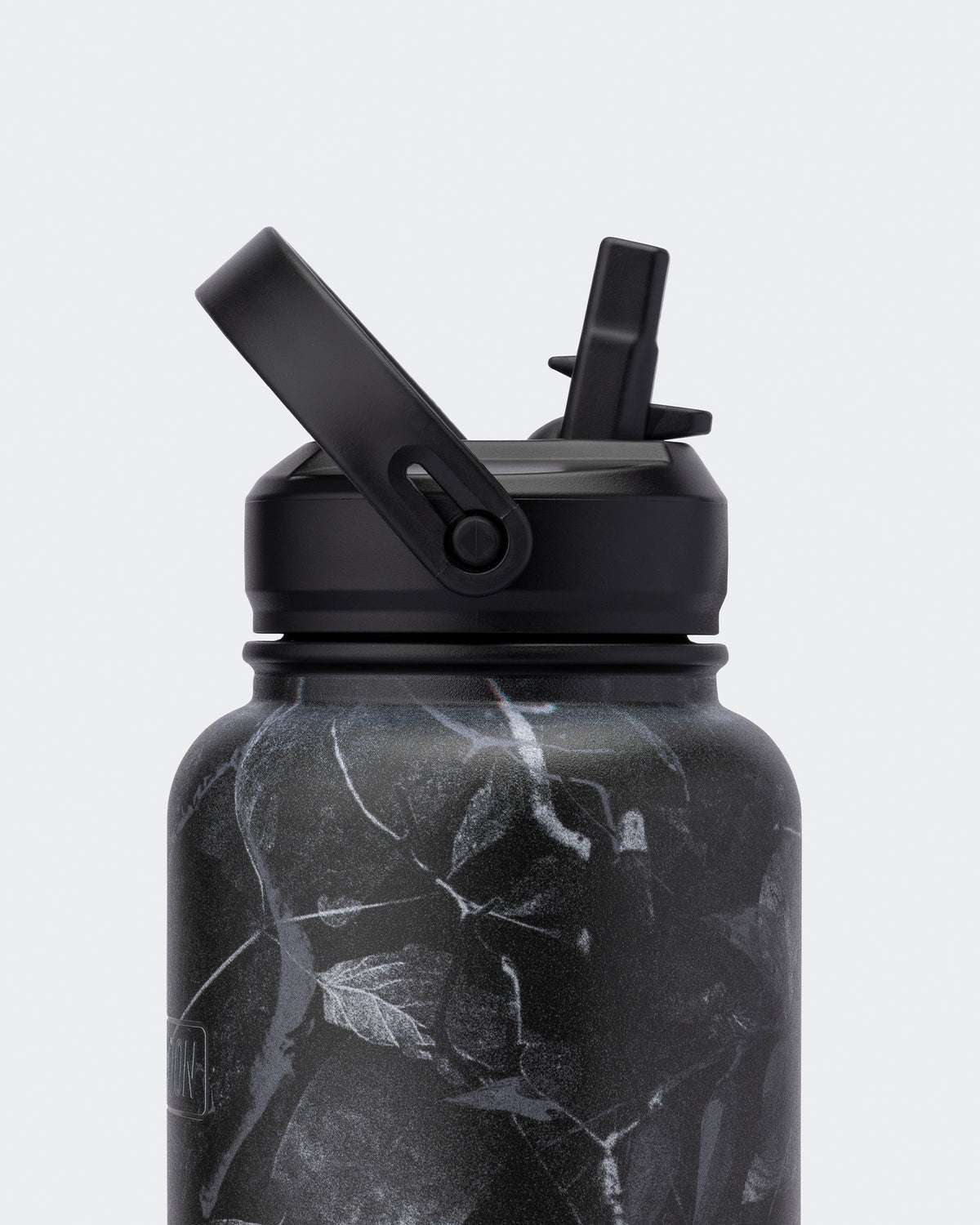 1L Insulated Water Bottle - Tree Camo Monochrome