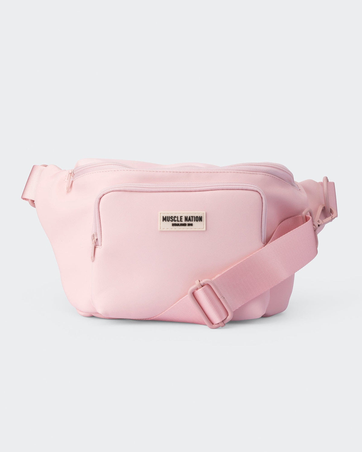 Muscle Nation Cross Body Bag - Pale Pink