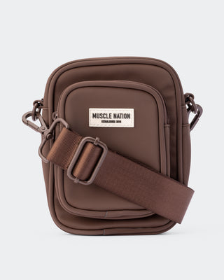 MN Mini Cross Body Bag - Fudge-Bags-One Size-AC112332FUDGE-One Size-MNAPPRL28497-2-Muscle Nation