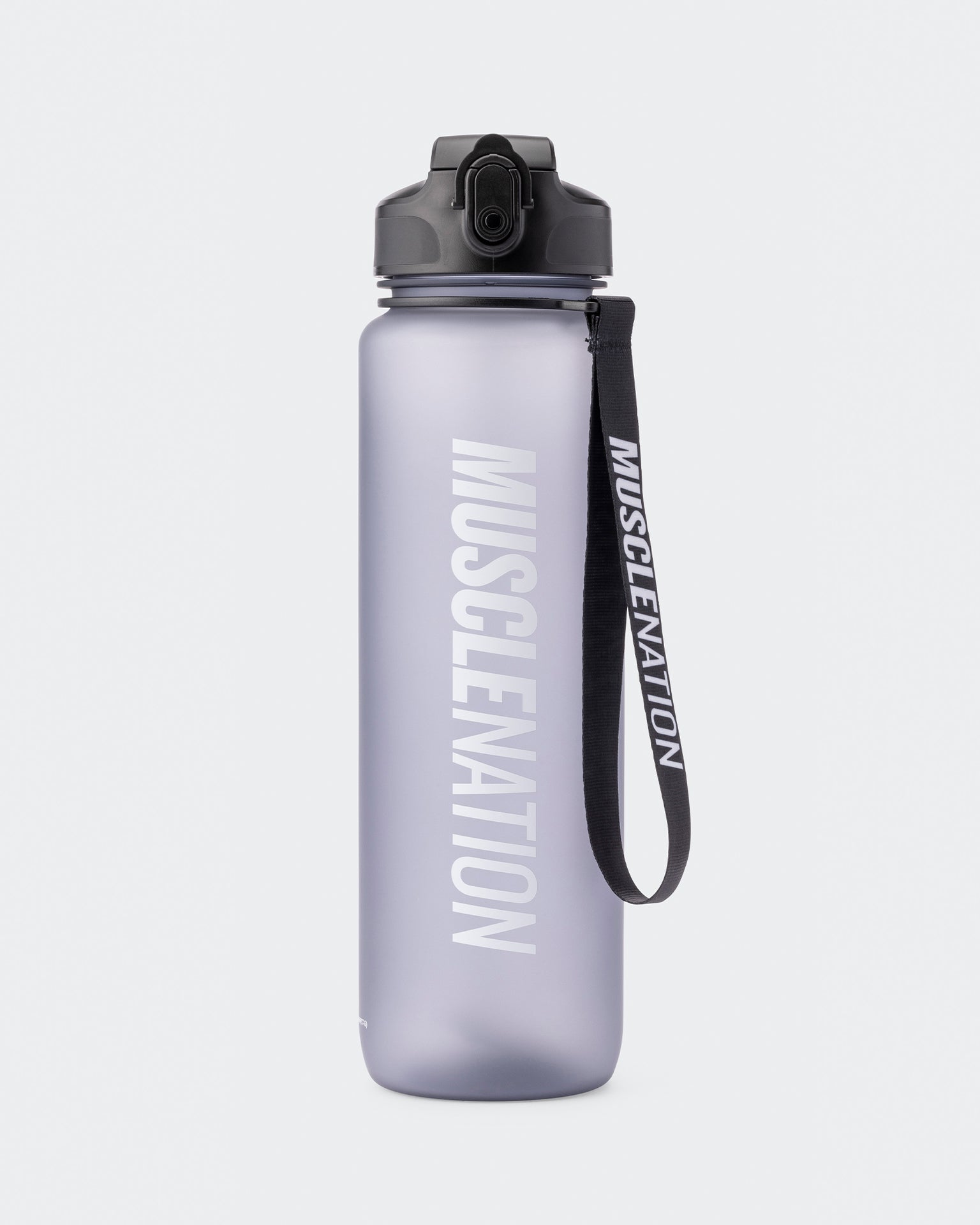 Essential Straw Bottle-Shakers & Bottles-Black-AC1123111BLK-ONE-MNAPPRL28567-1-Muscle Nation