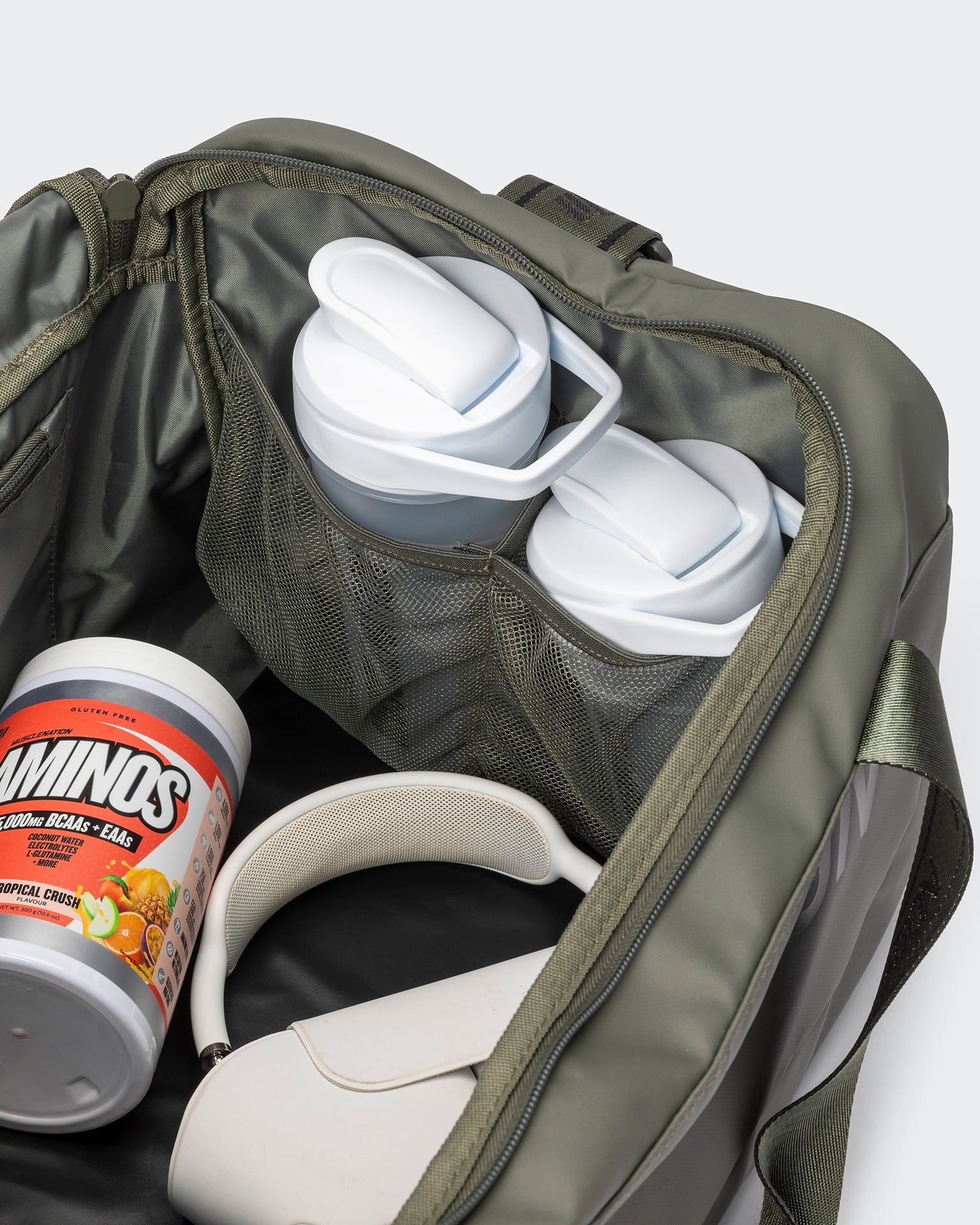 Duffle Bag - Khaki-Bags-ONE-AC052345BGRN-One Size-MNAPPRL28505-2-Muscle Nation