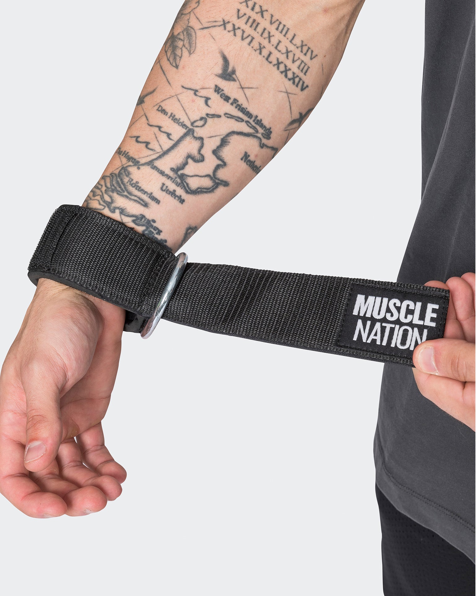 Ankle Straps - Black-Belts & Straps-ONE-MNAPP22199-MNAPP22199-6-Muscle Nation
