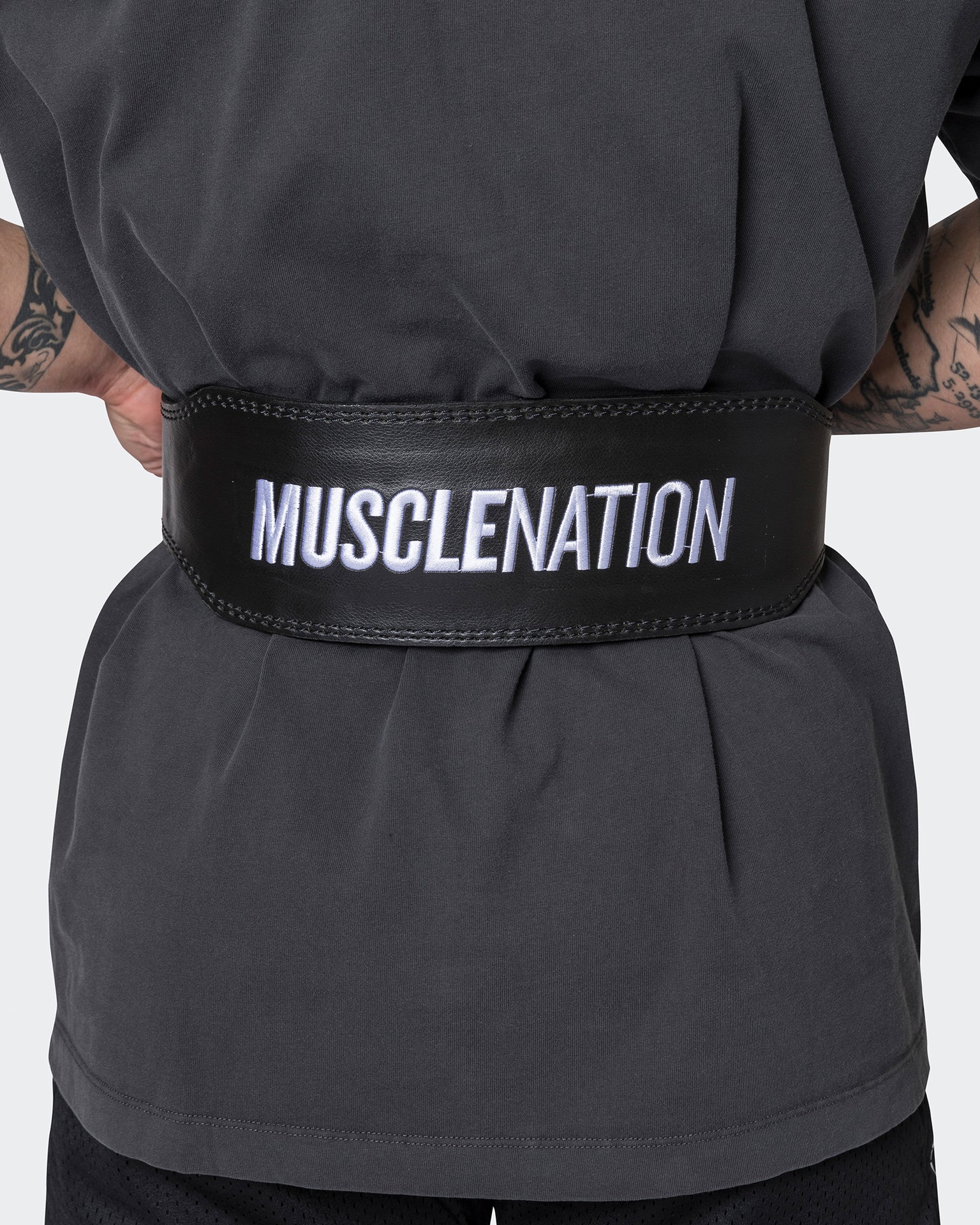 Lifting Belt - Black-Belts & Straps-S/M/L-MNAPP22197-MNAPP22197-4-Muscle Nation