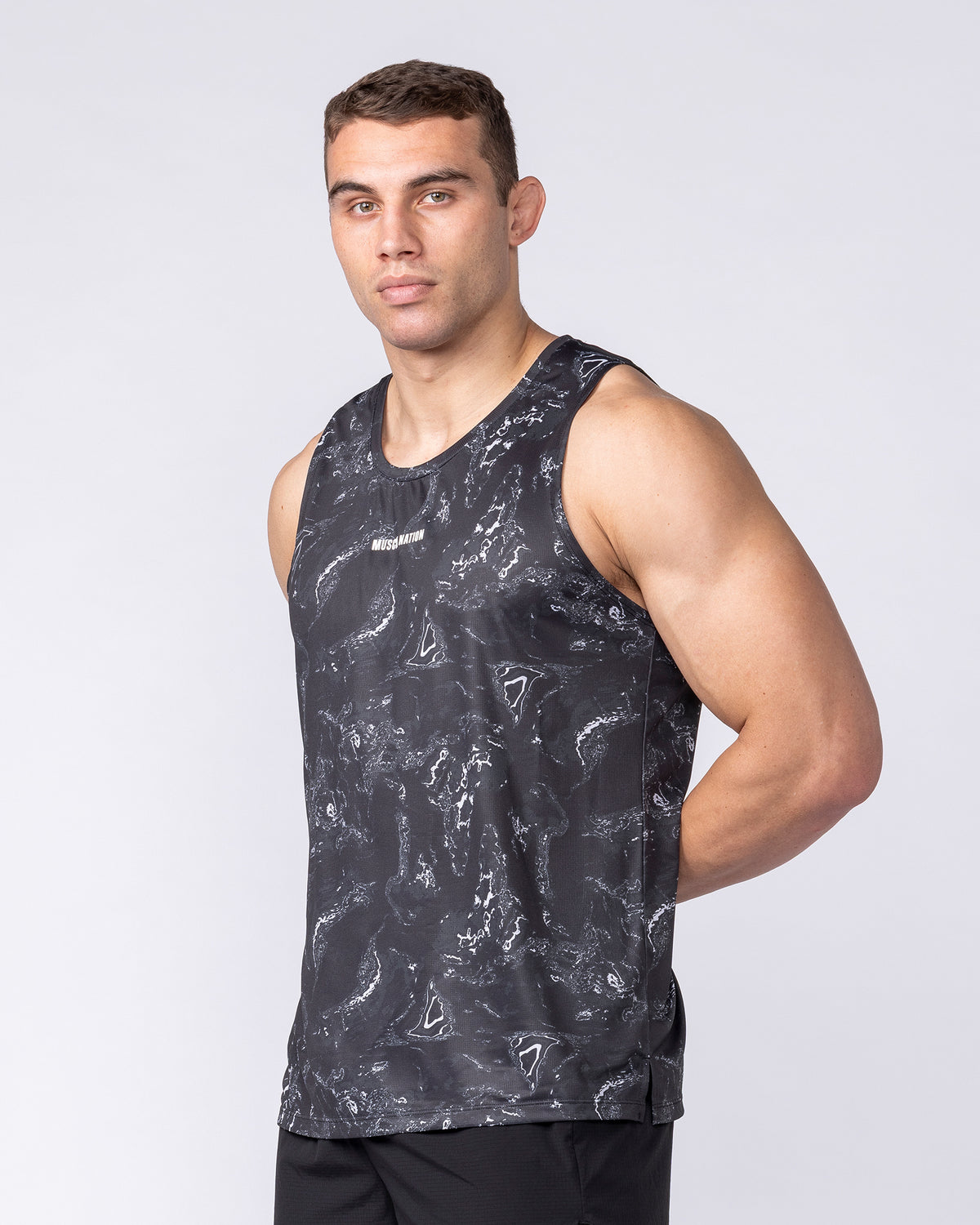 Aero Active Tank - Black Terrain