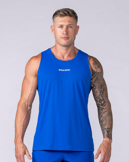 Aero Active Tank – Bondi Blue – front