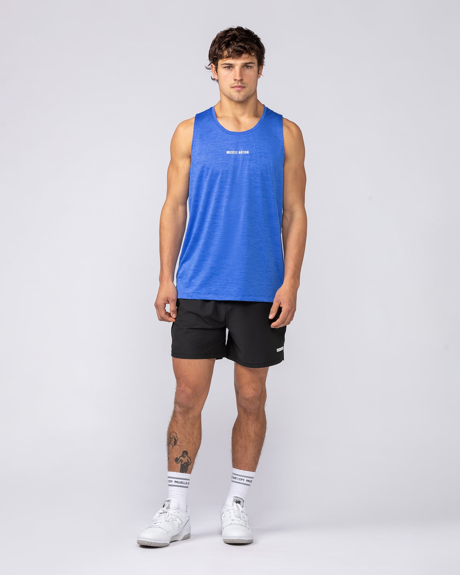 Aero Active Tank - Power Blue-Singlets & Tanks-S-082533PWRBL-S-MNAPPRL43820-6-Muscle Nation