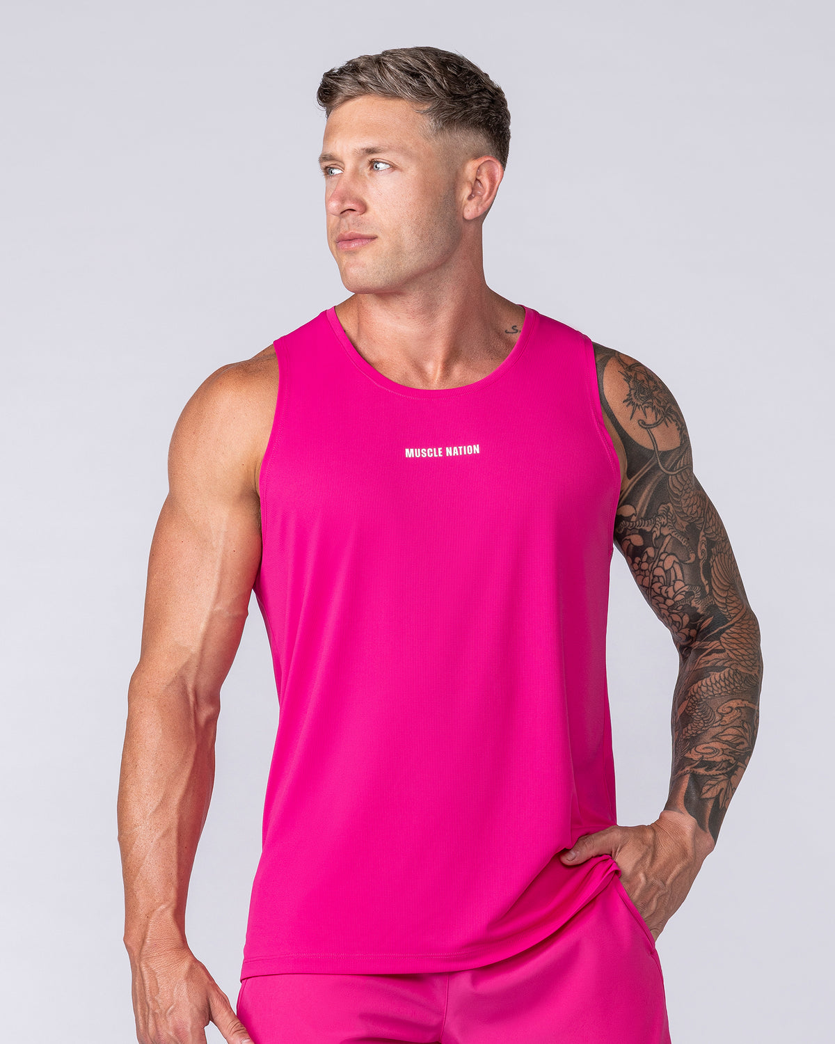 Aero Active Tank – Raspberry – front