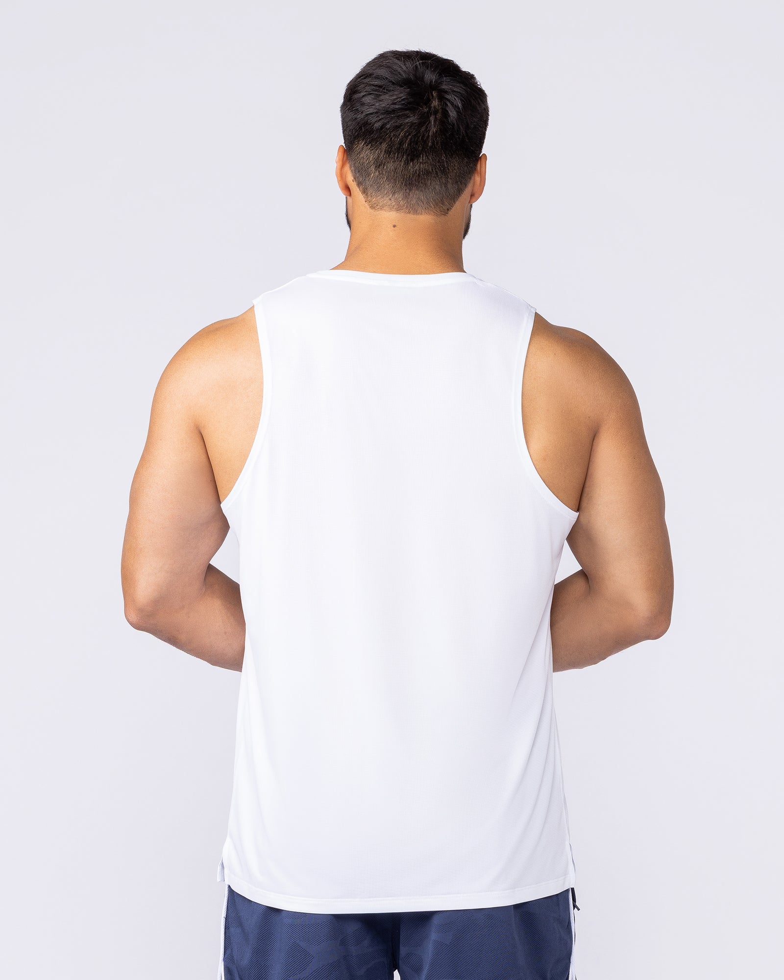 Aero Active Tank - White-Singlets & Tanks-S-1125167WHT-S-MNAPPRL47199-6-Muscle Nation