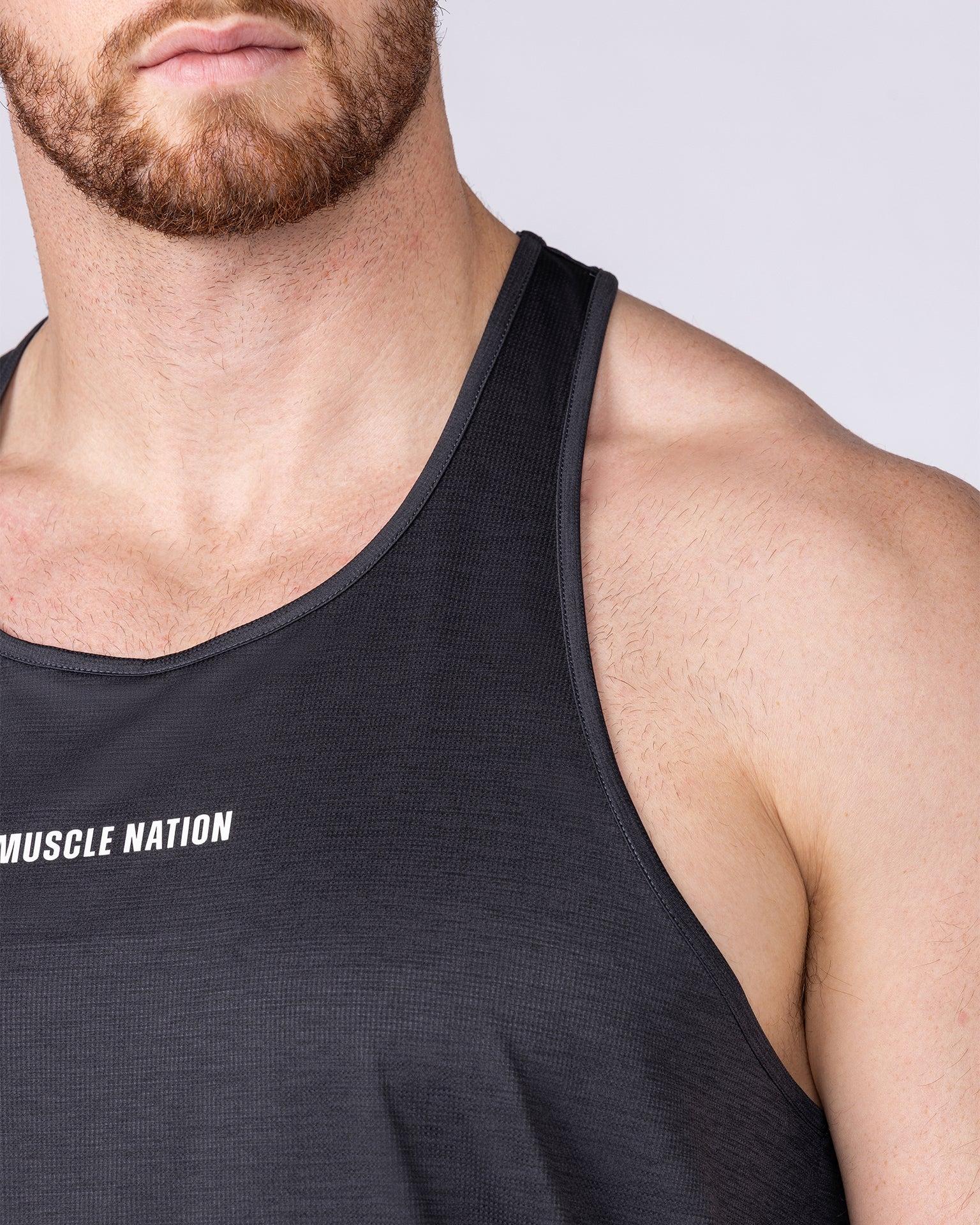 Aero Y Back Singlet - Black-Singlets & Tanks-S-112563BLK-S-MNAPPRL47213-4-Muscle Nation