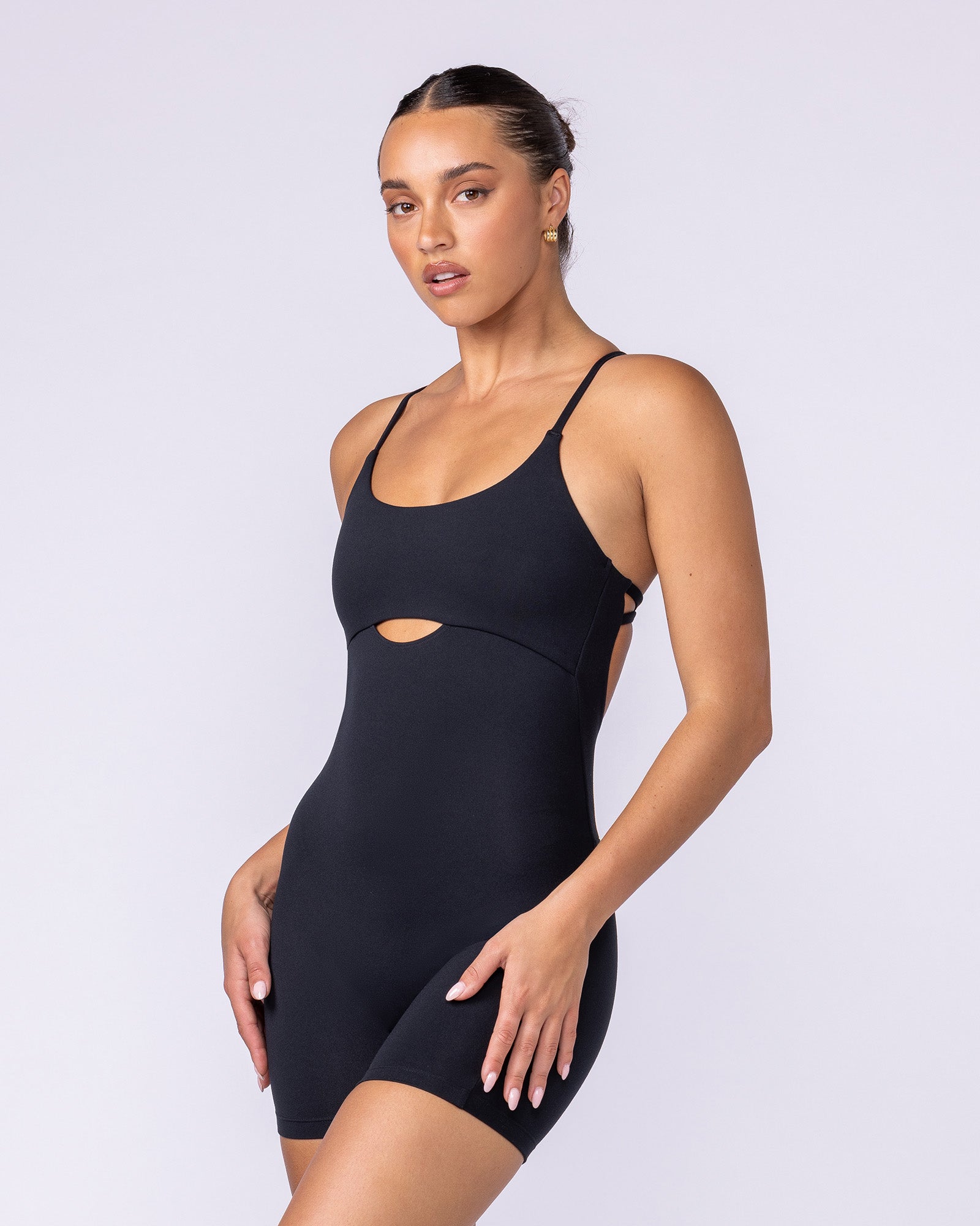 Afterglow Everyday One Piece - Black-One Piece-XXS-1125100BLK-XXS-MNAPPRL45415-4-Muscle Nation