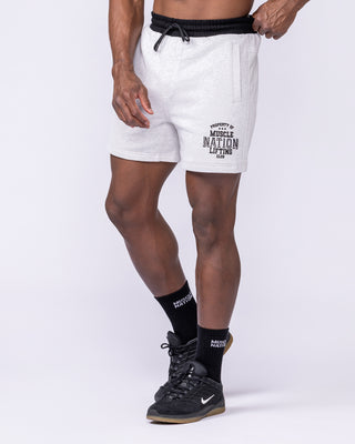Archives Sweat 5" Shorts - Snow Grey Marl-Shorts-S-112558SNGRYMR-S-MNAPPRL47259-1-Muscle Nation
