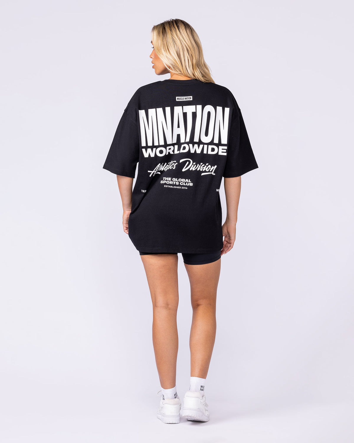 Athletic Division Pump Cover in Black - Muscle Nation, view 9