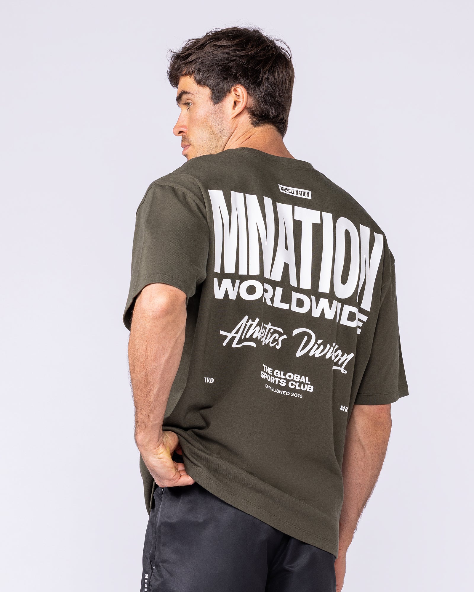 Athletic Division Pump Cover - Dark Khaki-T-Shirts-XS-1125176DKHAKI-XS-MNAPPRL47317-5-Muscle Nation