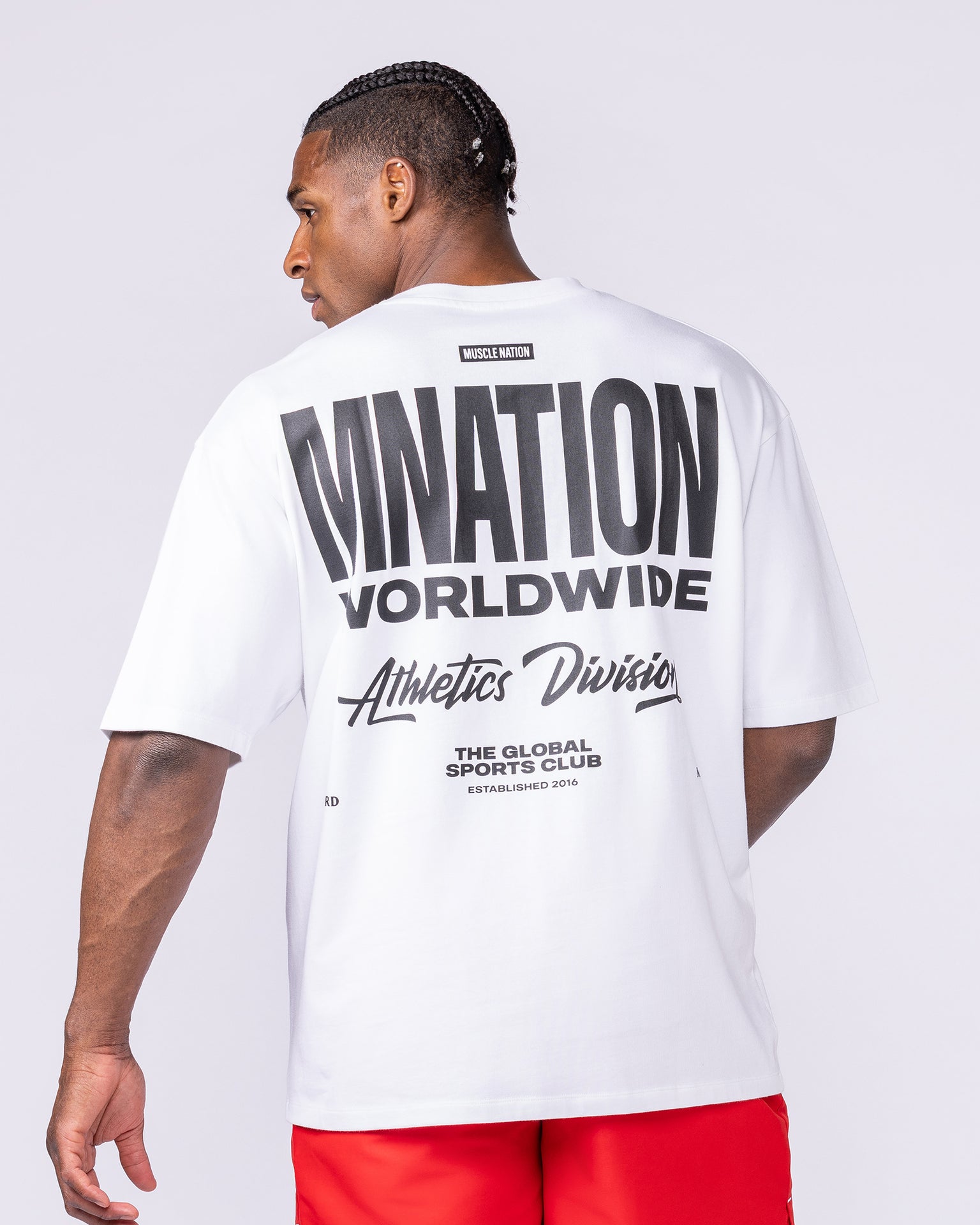 Athletic Division Pump Cover - White-T-Shirts-XS-1125176WHT-XS-MNAPPRL47309-1-Muscle Nation