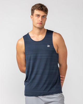 MN Active Running Tank - Navy-Tops-S-082438NAVY-S-MNAPPRL32593-1-Muscle Nation