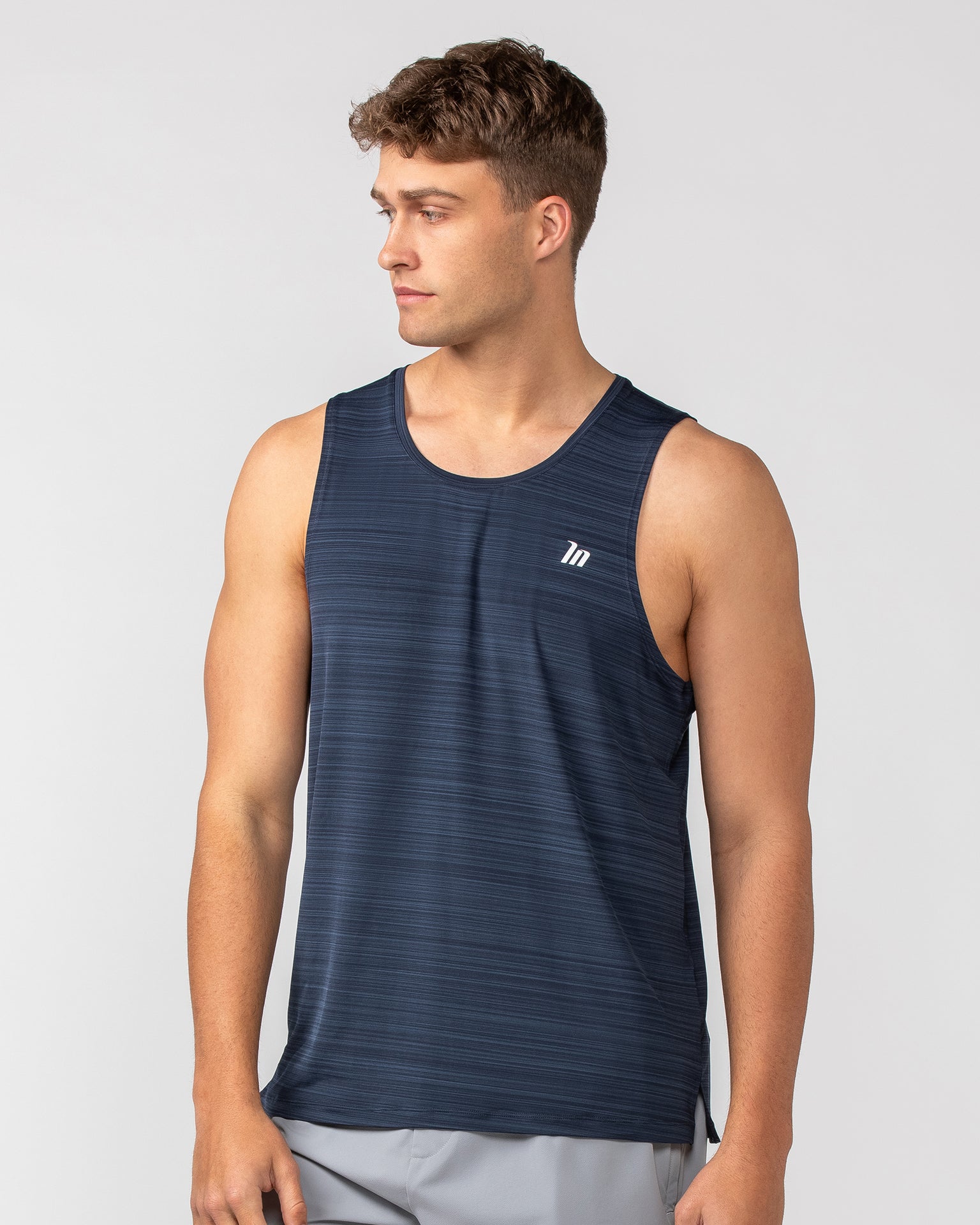 MN Active Running Tank - Navy-Tops-S-082438NAVY-S-MNAPPRL32593-3-Muscle Nation