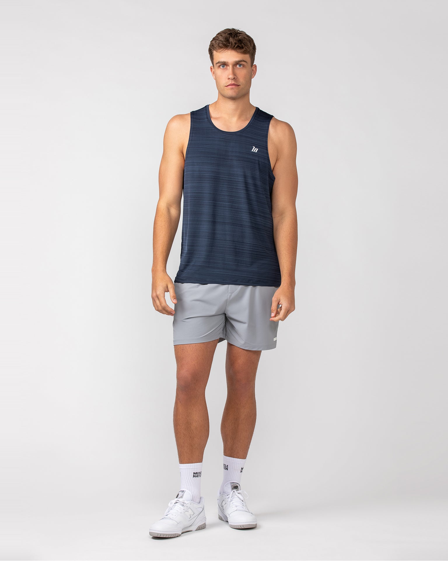 MN Active Running Tank - Navy-Tops-S-082438NAVY-S-MNAPPRL32593-6-Muscle Nation