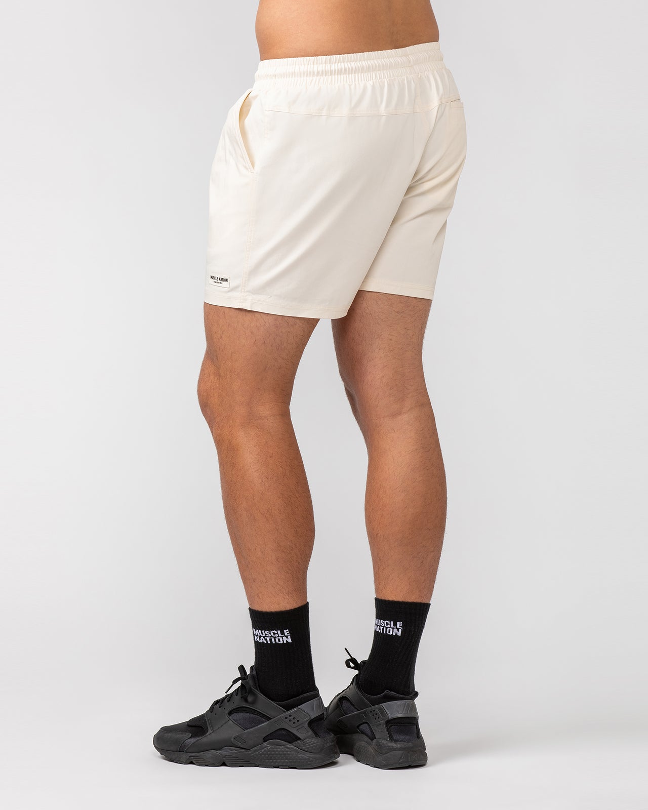 Daily 4" Shorts - Travertine-Shorts-S-082409TRAV-S-MNAPPRL32493-6-Muscle Nation