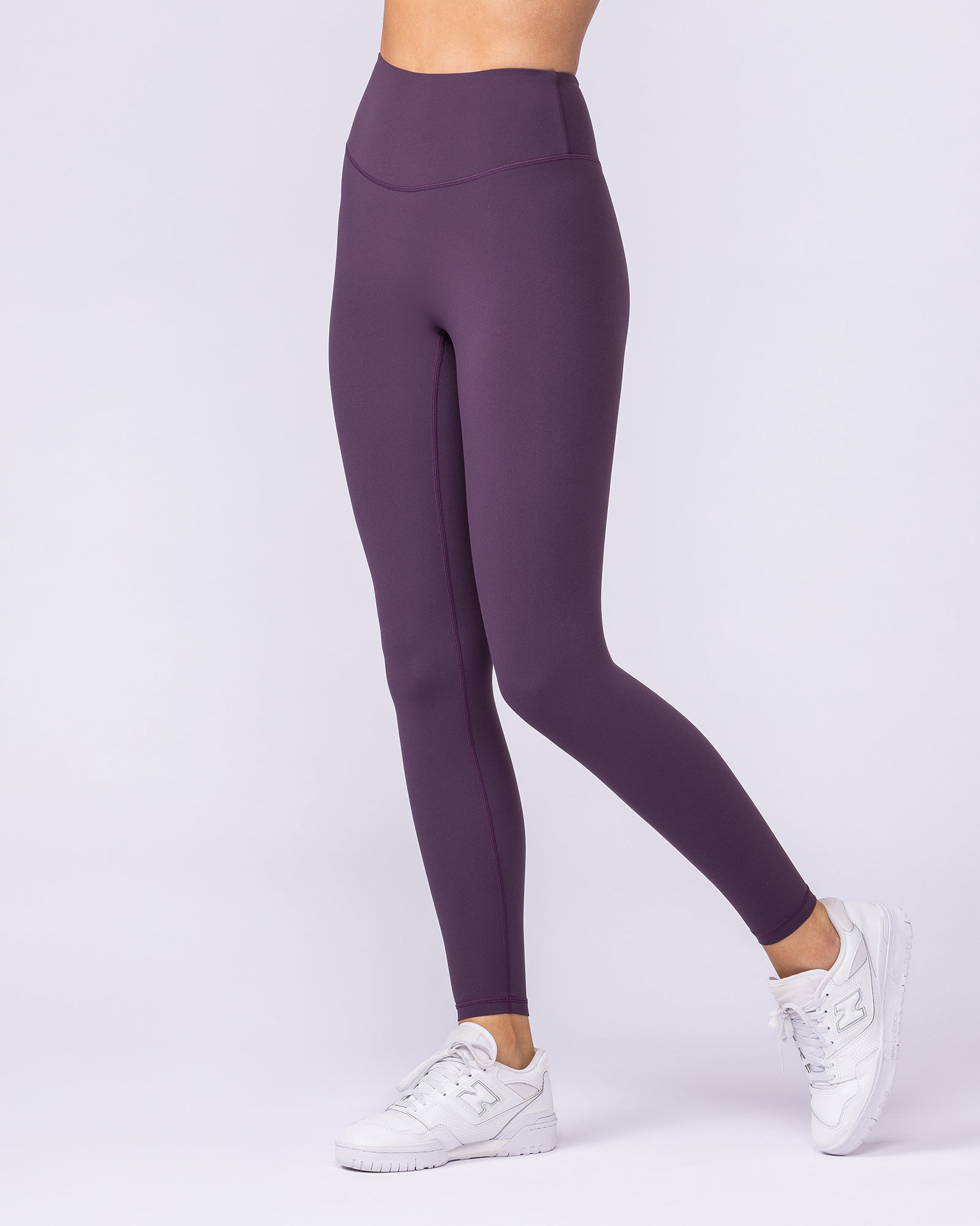 Aura Back Pocket Ankle Length Leggings - Midnight Plum-Leggings-XXS-1125123MIDNTPL-XXS-MNAPPRL45500-3-Muscle Nation