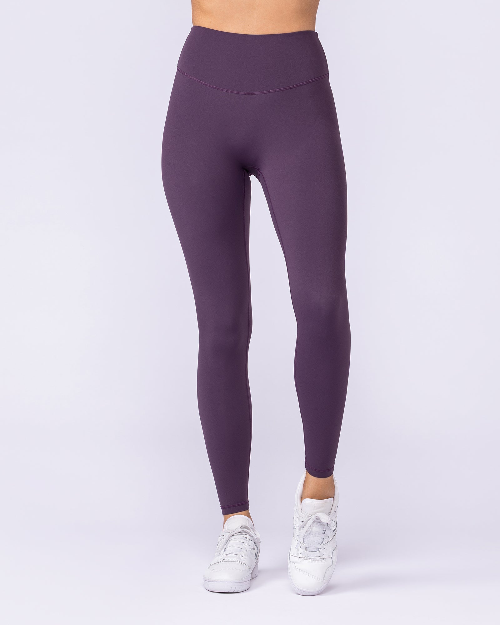 Aura Back Pocket Ankle Length Leggings - Midnight Plum-Leggings-XXS-1125123MIDNTPL-XXS-MNAPPRL45500-4-Muscle Nation