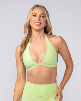 Aura Halter Bralette - Cool Matcha-Sports Bras-XXS-082503CLM-XXS-MNAPPRL43679-1-Muscle Nation