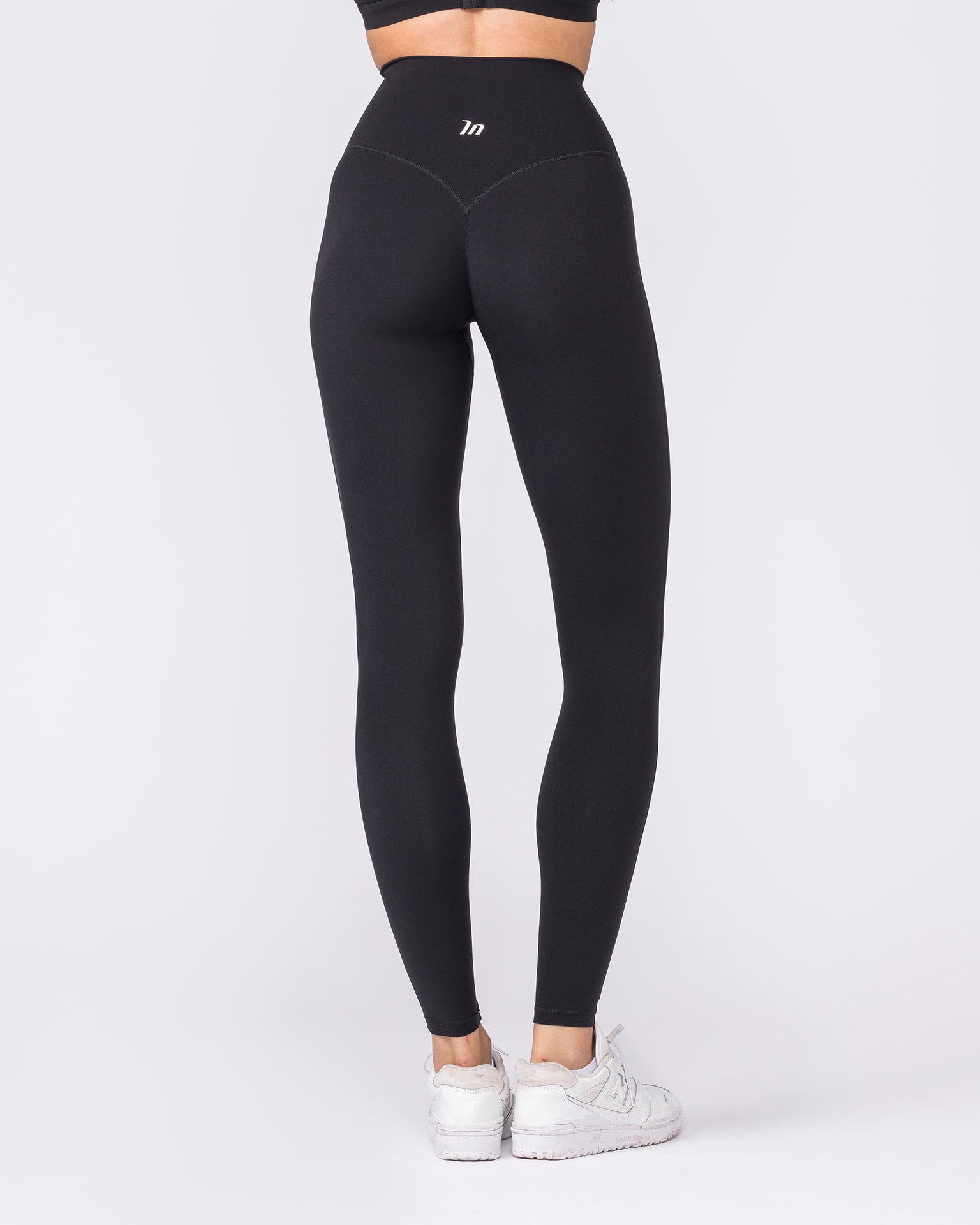 Aura Peachy High Invisible Scrunch Ankle Leggings - Black-Leggings-XXS-032606BLK-XXS-MNAPPRL48879-5-Muscle Nation
