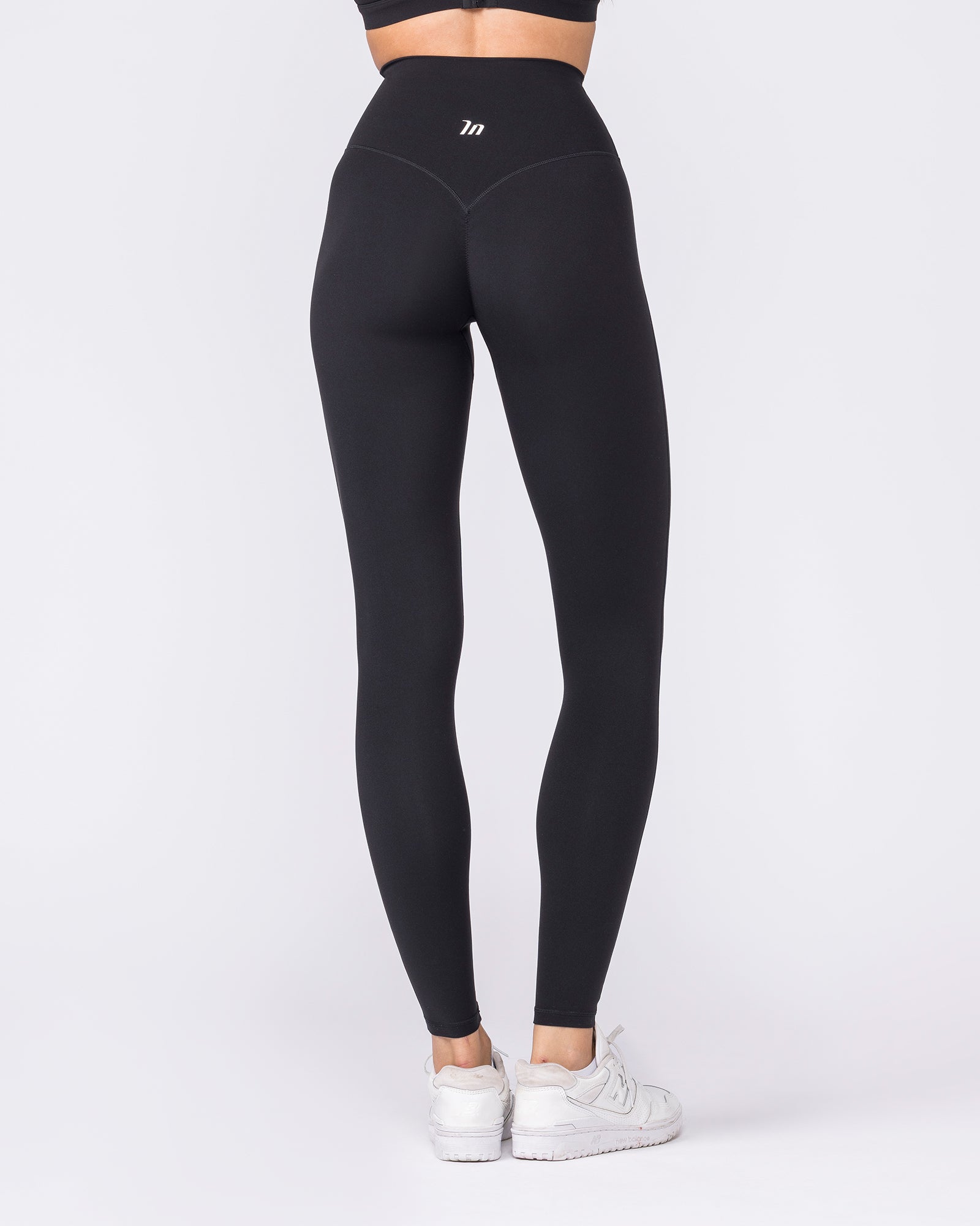 Aura Peachy High Invisible Scrunch Ankle Leggings - Black-Leggings-XXS-032606BLK-XXS-MNAPPRL48879-5-Muscle Nation